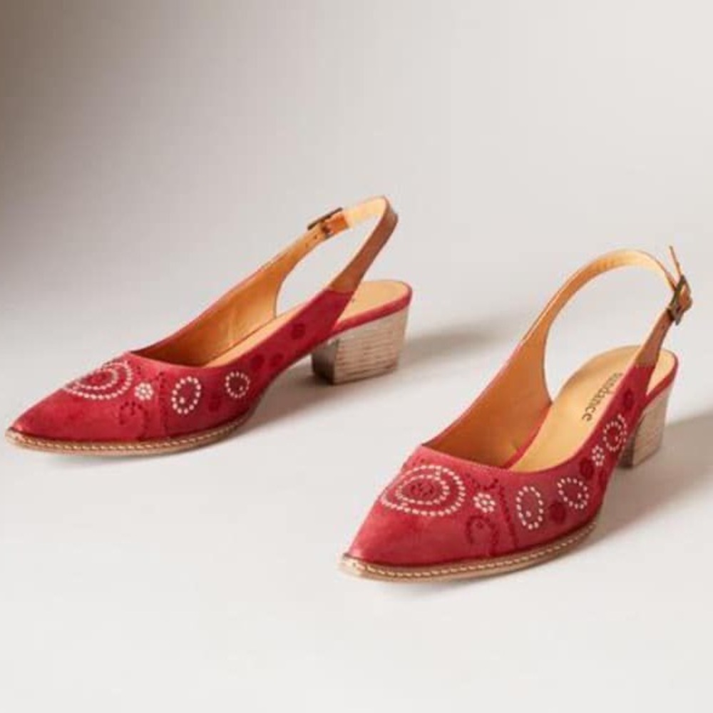 Sundance Minette Embroidered Slingback